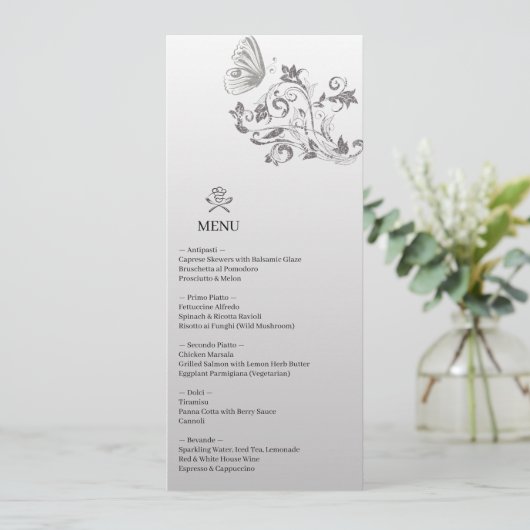 Menu mariage - Un goût d'amour (Debout devant)