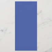 Menu Mariage Victorien bleu (Dos)