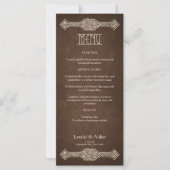 Menu Mariage Viking Celtic Gamer (Devant)