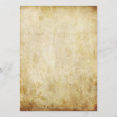 Menu Mariage vintage (Dos)