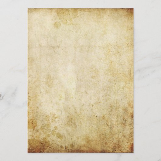 Menu Mariage vintage (Dos)