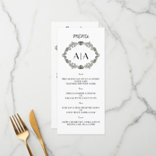 MENU MARIAGE Vintage.Menu