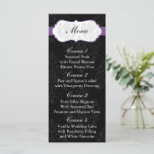 menu Mariage violet (Debout devant)