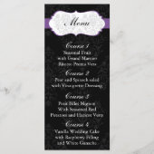 menu Mariage violet (Devant)