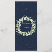 Menu Marine Snowberry+Eucalyptus 4 Parcours Mariage pla (Dos)