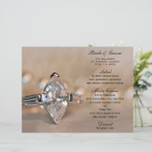 Menu Marquise Diamond Ring Wedding (Staand voorkant)