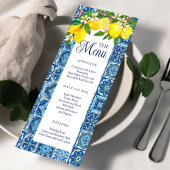 Menu Mediterrane Tegel en Lemons