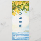 Menu Mediterranean Lemon Grove Coastal Wedding Dinner  (Dos)