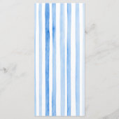 Menu Méditerranéen à rayures bleues (Dos)