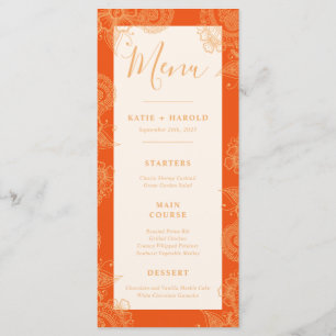 Menu Mehndi Wedding Dinner