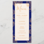 Menu Mehndi Wedding Dinner (Voorkant)