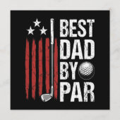 Menu Meilleur Papa Par Humour Golf (Devant)