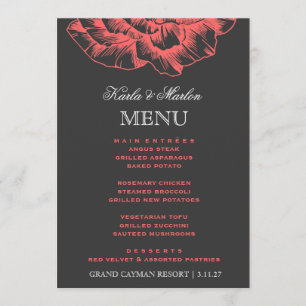 Menu Melon de corail de pivoine hérissé par 311