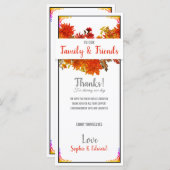 Menu Merci floral épicé (Devant / Derrière)