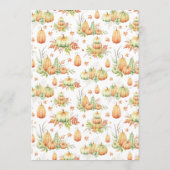 Menu Merci Gratuit Béni Minimaliste Thanksgiving (Dos)