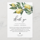 Menu & Merci Toscan Lemons (Dos)