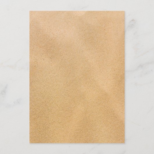 Menu Mercredi de plage de sable de la couronne tropical (Dos)