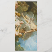 Menu Mercure confiant le Baccus bébé aux Nymphes (Dos)