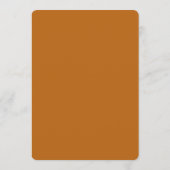Menu Minimal Mariage Burnt Orange (Dos)