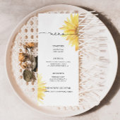 menu Minimaliseringsmenu waterverf elegant zonnebl