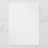 Menu Minimalist 3D White Floral Luxury Elegant Wedding (Dos)