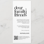 Menu Minimalist Modern Handwriting Wedding Dinner (Dos)