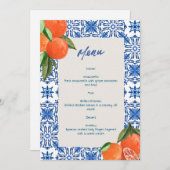 Menu minimaliste moderne (Devant / Derrière)