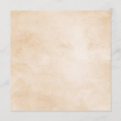 Menu Mistletoe Manor Aquarelle Dîner Carré d'hiver (Dos)