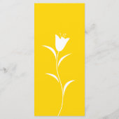 MENU MOD JAUNE MARIAGE TULIP (Dos)