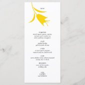 MENU MOD JAUNE MARIAGE TULIP (Devant)