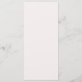 Menu Modèle de menu Boho rose clair (Dos)
