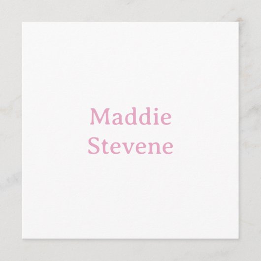 MENU MODELES TENDANCE MODERNES NOM ANNEE PASTEL ROSE (Devant)