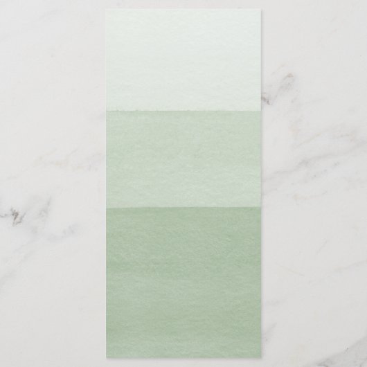 Menu Modern Green Wedding (Dos)