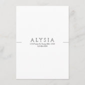 Menu Modern Luxury Minimalist Restaurant  (Dos)