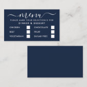 Menu moderne bleu & blanc Simple Script Sélection (Devant / Derrière)