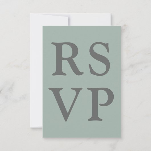 Menu Moderne Boho Géométrique Abstrait Vert Gris (Dos)