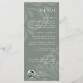 Menu Moderne Classique Rustique Typographie Damassée Ph (Devant)