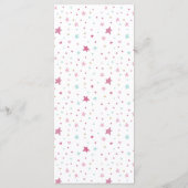 Menu Moderne regenboog op feestdag (Achterkant)