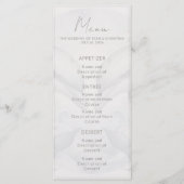 Menu moderne Whimsy Dolphin Mariage (Devant)