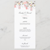 Menu modifiable, Menu Mariage, Baby shower, Bridal (Devant)