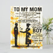 Menu Mon Fils À Maman Cadeau Pour Maman, Maman Idée Cad (Debout devant)