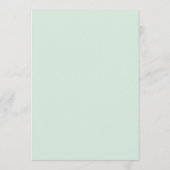 Menu Monnaie moderne et Mariage de script noir (Dos)