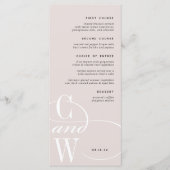 Menu Monogramme classique (Devant)