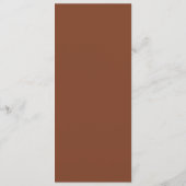Menu Monogrammes minimalistes en terre cuite Mangeons u (Dos)