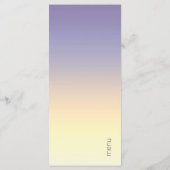 Menu Mood Gradient Mariage Indigo Sunset ID741 (Dos)