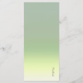 Menu Mood Gradient Mariage Spring Meadow ID741 (Dos)