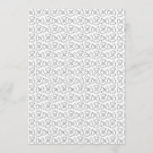 Menu Motif de pâtes, c'est plus Fête des mariées italie (Dos)