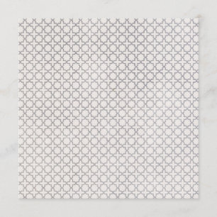 Menu Motif géométrique beige islamique
