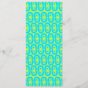 Menu motif moderne et coloré