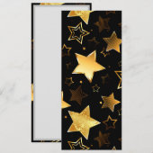 Menu Motif sans couture avec étoiles d'or (Devant / Derrière)